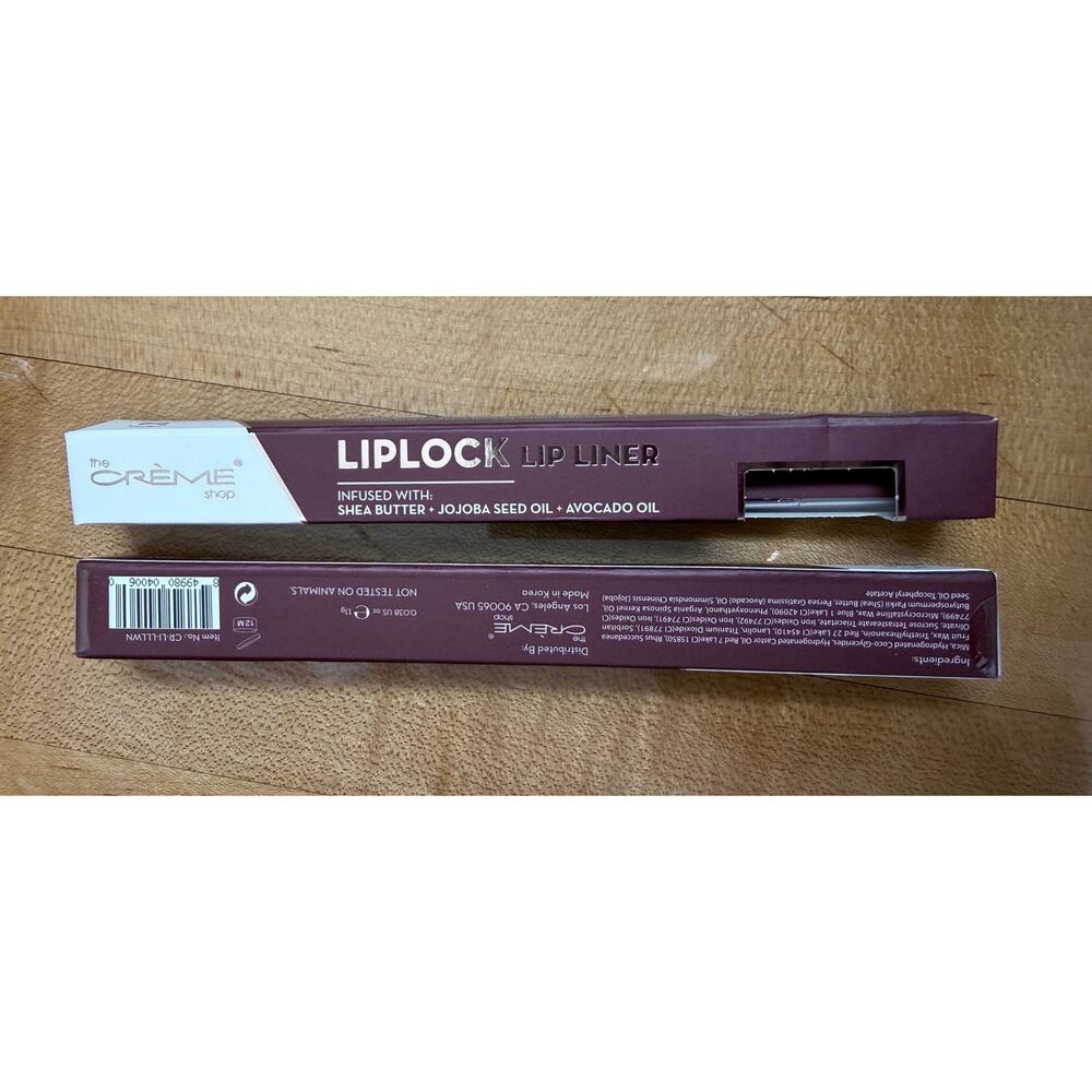 2 pk The Creme Shop Liplock Lipliner Pencil in “Wine Not”  New in box